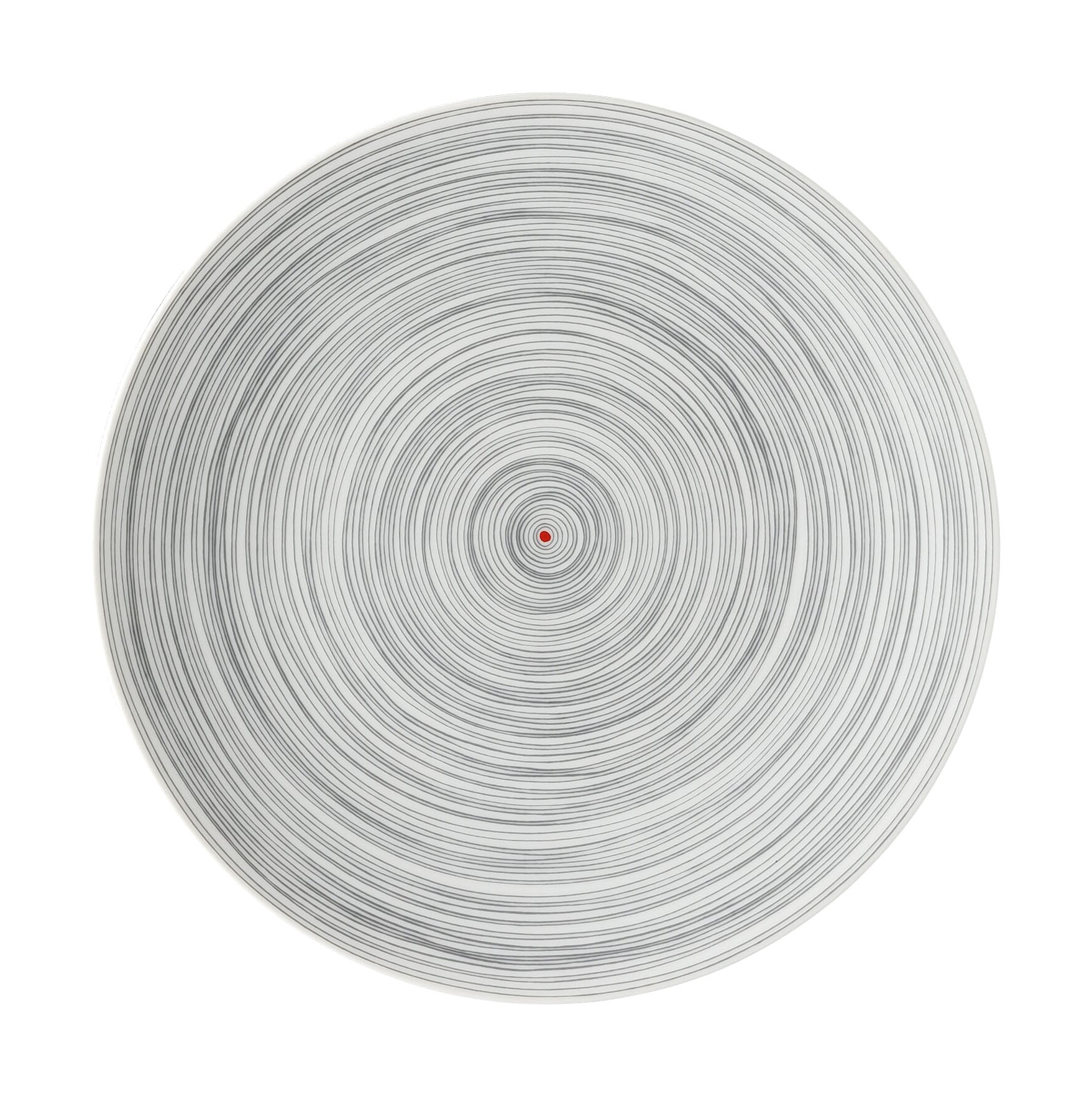 Rosenthal TAC Gropius Platin Frühstücksteller – 22 Cm, Porzellan Mit Platinrand, Spülmaschinengeeignet