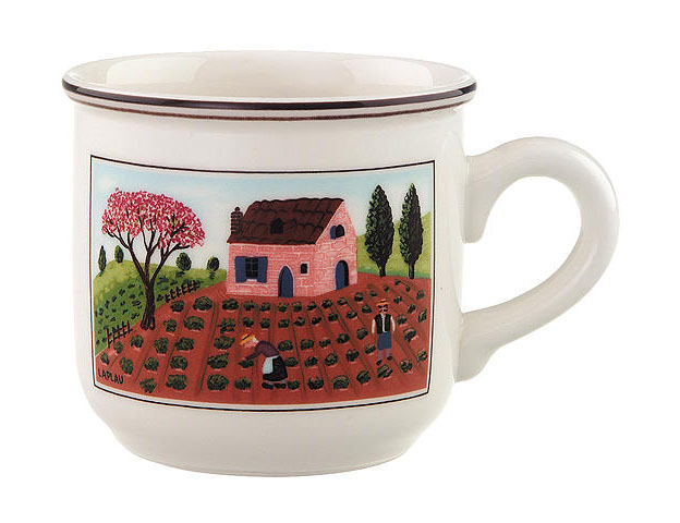 Villeroy & Boch Design Naif Kaffeetasse 200 Ml – Buntes Premium Porzellan, Spülmaschinenfest & Mikrowellengeeignet – Mit Untertasse