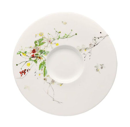 Rosenthal Brilliance Fleurs Sauvages Kaffee-Untertasse – Wildblumen Design, Made In Germany