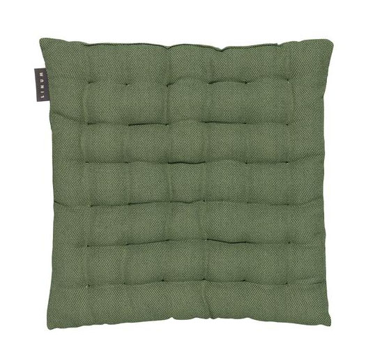 LINUM Annabell Elegant Kissenhülle 40x40 cm, 100% Baumwolle, Maschinenwaschbar, Dunkel Olivgrün LINUM Annabell Elegant Kissenhülle 40x40 cm, 100% Baumwolle, Maschinenwaschbar, Dunkel Olivgrün