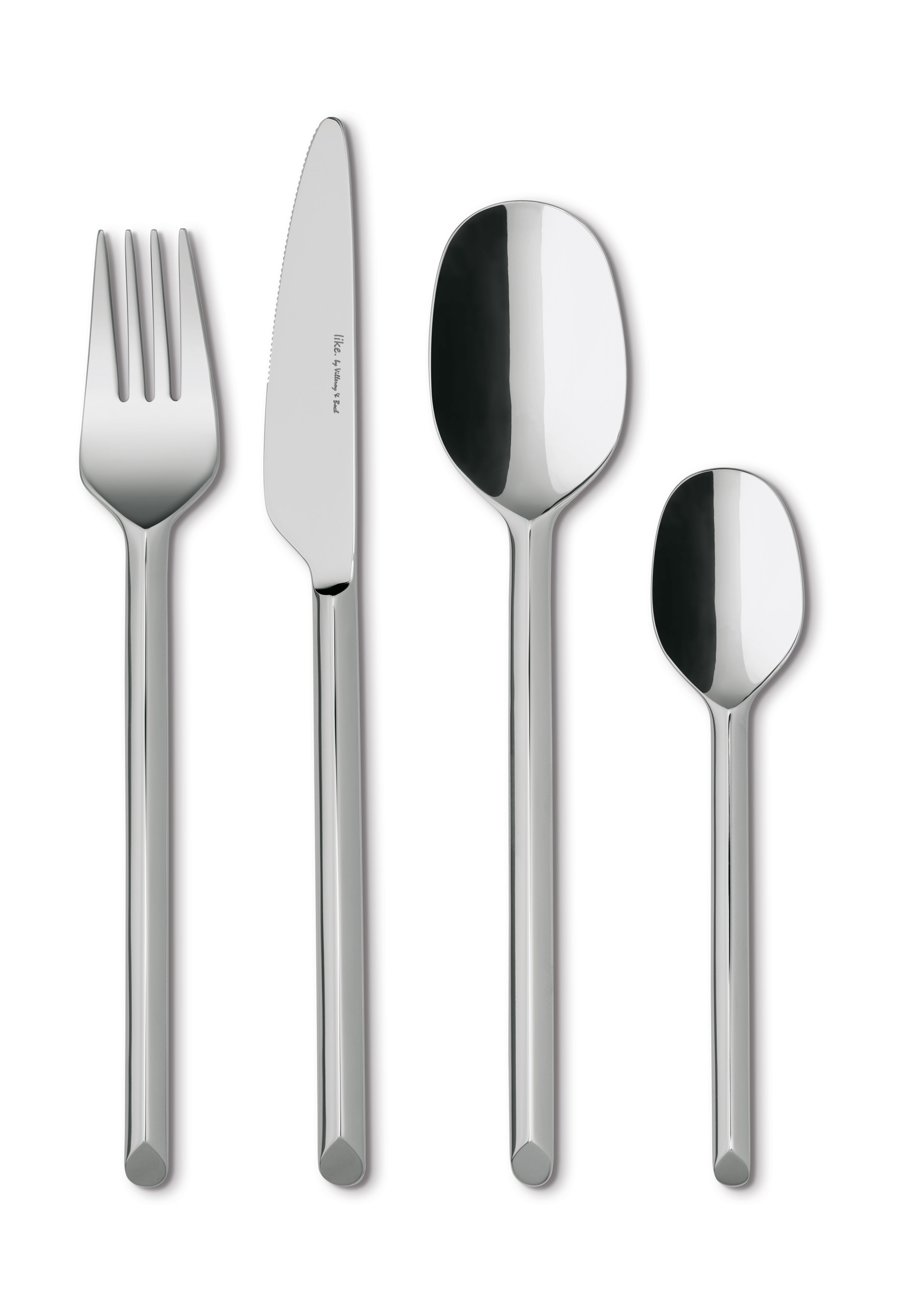 Villeroy & Boch Besteck-Set 16-tlg. Like Cutlery Edelstahl
