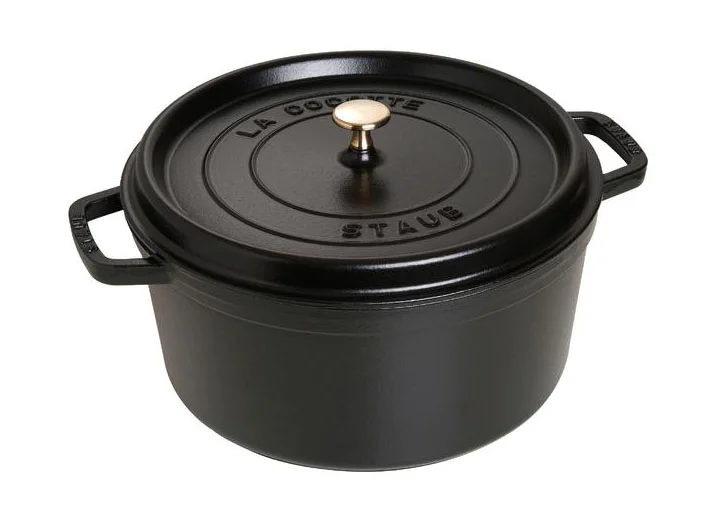 Cocotte 30 cm schwarz