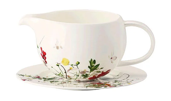 Sauciere 2-tlg. Brillance Fleurs Sauvages