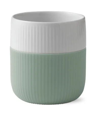 Becher 0,35 l Contrast Gerippt Moosflechte