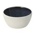 Schale 12cm dunkelblau/weiss Bitz