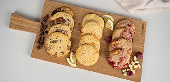 Softe Cookies – drei Sorten, ein Teig