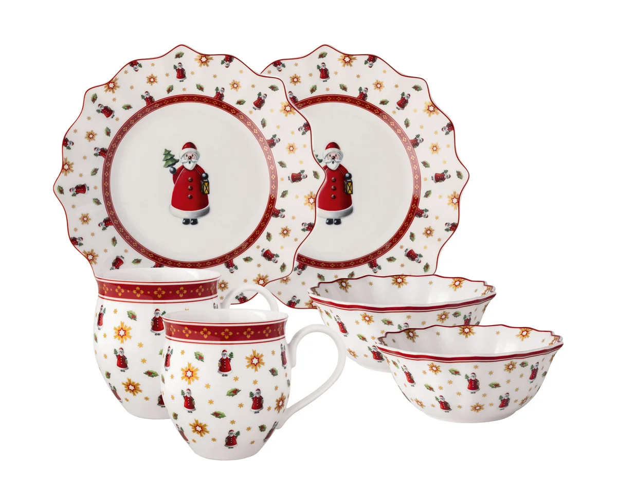 Frühstücksset Santa 6-tlg. Toy’s Delight