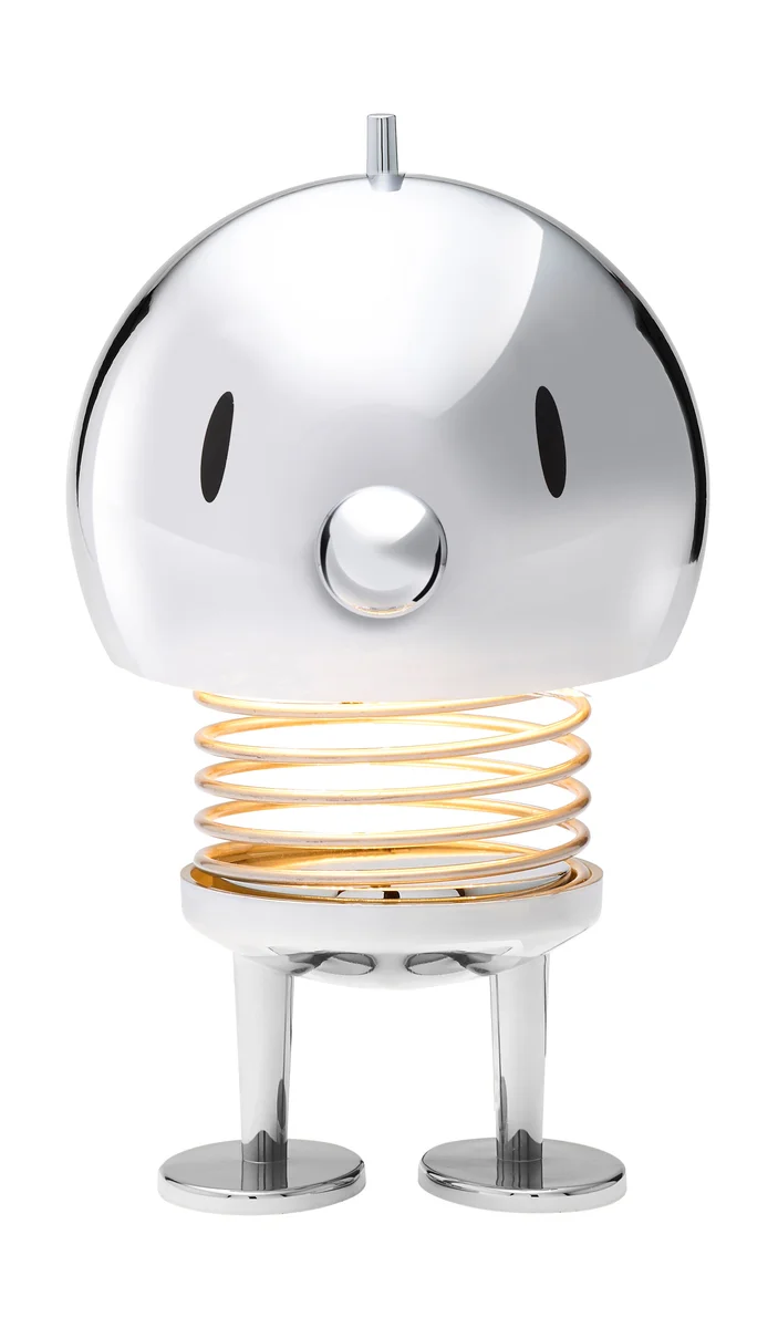 LED-Lampe Bumble L 15 cm 5 W Chrome