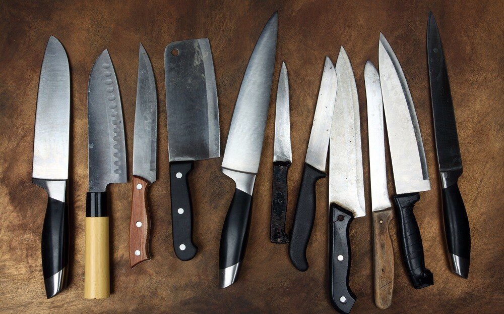 verschiedene Messer für verschiedene Anwendungen.