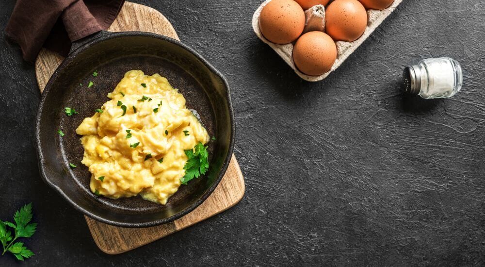 Pfannen für Rührei &amp; Omlett