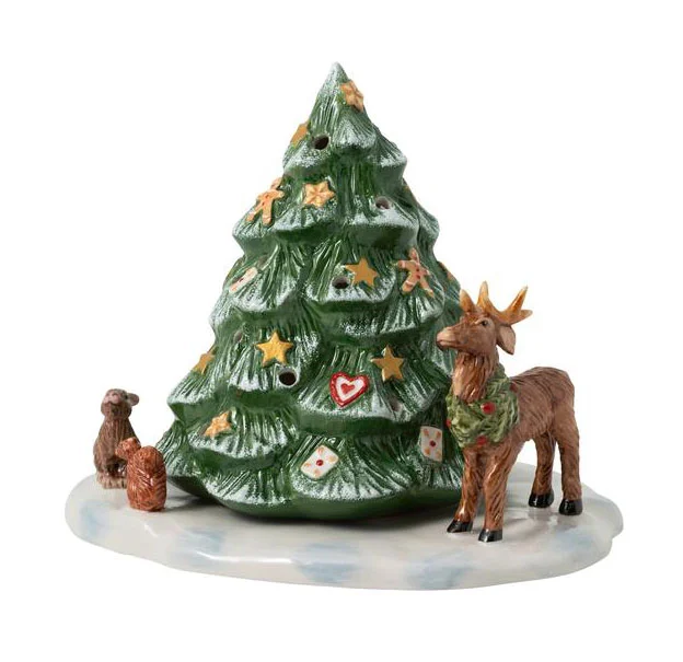 Christmas Toys Weihnachtsbaum mit Waldtieren 23x17x17 cm