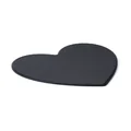 Servierbrett Herz 31x27x1 cm Duracore schwarz Continenta