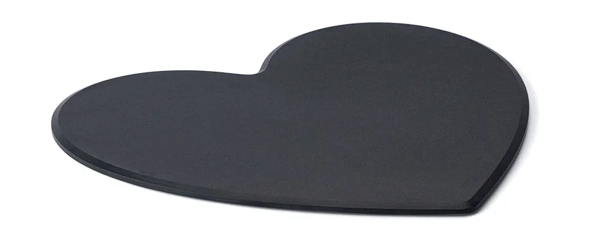 Duracore Servierbrett Herz 30,8x27,3x0,7 cm schwarz