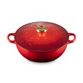 La Marmite Holly 26 cm Christmas Collection Kirschrot Le Creuset