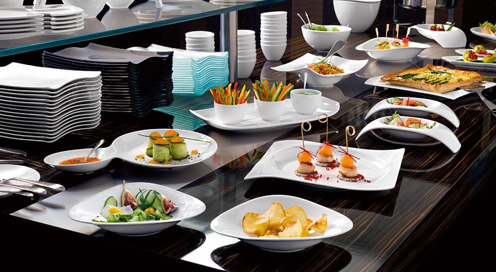tischwelt-villeroy-und-boch-Flow-porzellan-schwungvoll-dynamik-buffet