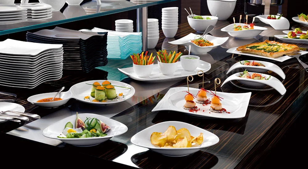 tischwelt-villeroy-und-boch-Flow-porzellan-schwungvoll-dynamik-buffet