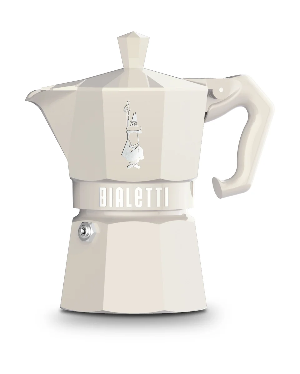 Bialetti Espressokocher 3 Tassen Moka Exclusive Cream