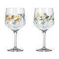 Gin Glas 2er-Set Botanic Glamour #1, #2 mehrfarbig Ritzenhoff