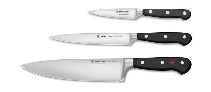 Messer-Set 3-tlg. Classic schwarz