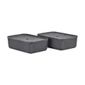 Aufbewahrungsbox 17,0 l 2er-Set Pulp Black Zone Denmark