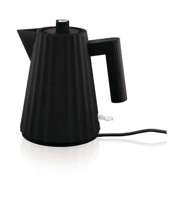 Wasserkocher 1,0 l 2400 W Plissé schwarz