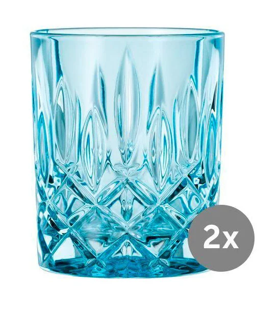 Whiskybecher 0,30 l 2 Stück Noblesse Fresh Colours Aqua