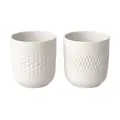 Becher-Set 2-tlg. Manufacture Collier blanc Villeroy & Boch