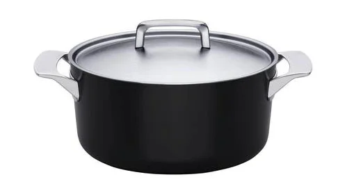 Kasserolle mit Deckel 3,5 l Rotisser schwarz