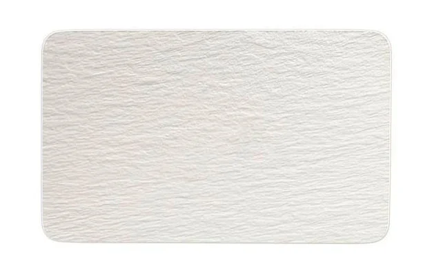 Servierteller 28x17 cm Manufacture Rock blanc