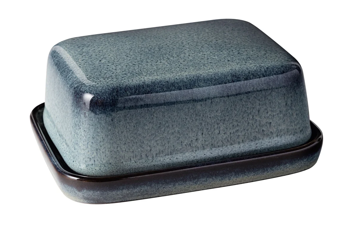 Butterdose 15x12 cm Lave gris
