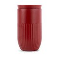 Reisebecher Tova Keramik innen Ø7,5x14cm 320ml bordeaux Sagaform