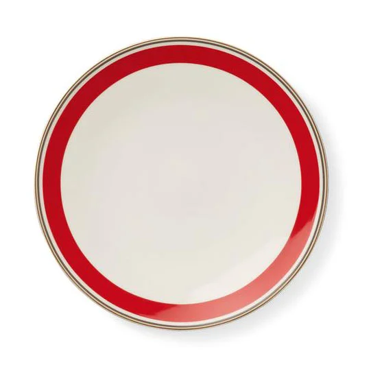 Speiseteller 28 cm Capri Rot/Anthrazit