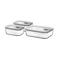 Glas-Frischhaltedose 3-tlg. EasyClip Nordic Sage Mepal