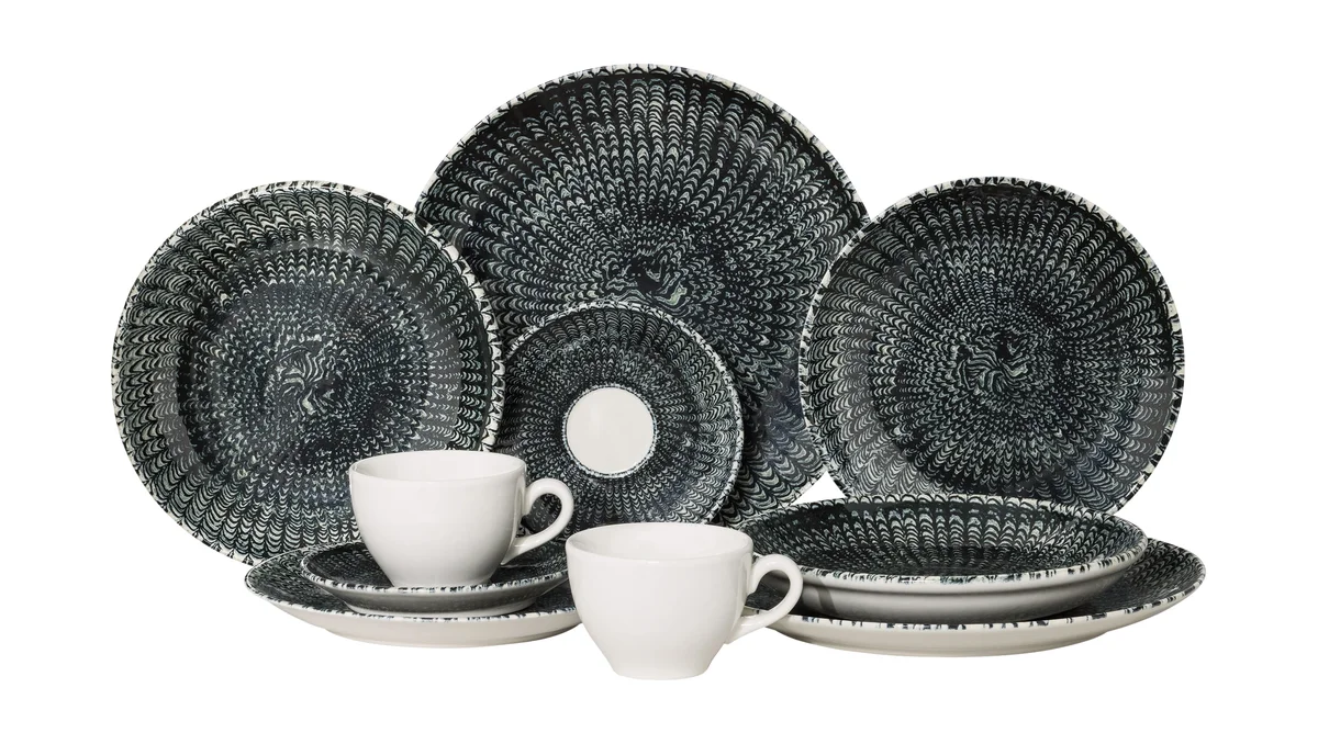 Sandora Darkblue Geschirr-Set 10-tlg.