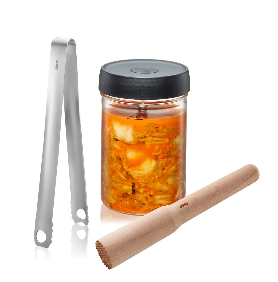 Fermentier-Set 4-tlg. Nativo mehrfarbig