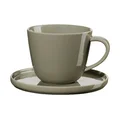Kaffeetasse mit Unterteller, shiso coppa Ø8,9cm H:7,2cm 0,25l ASA