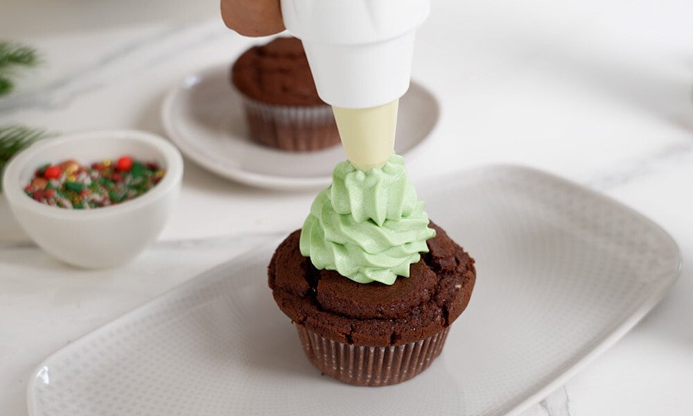 Christbaum-Muffins mit Schoko und Kardamom-neu