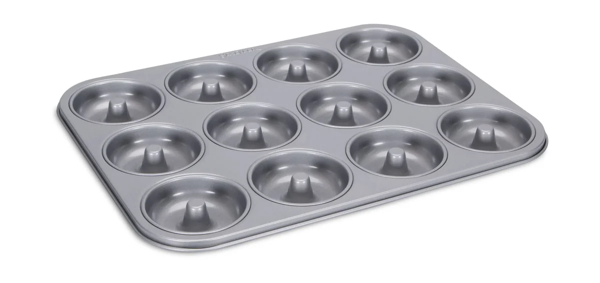Donut-Blech 35x27 cm We love baking silber