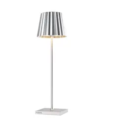 Akku-Tischleuchte 38 cm 2,4 W Troll 2.0 silber Sompex