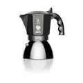 Espressokocher 4 Tassen New Brikka anthrazit Bialetti