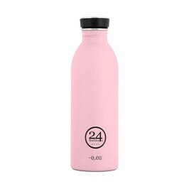 Trinkflasche 0,5l pastell-rosa mit Urbandeckel 24bottles