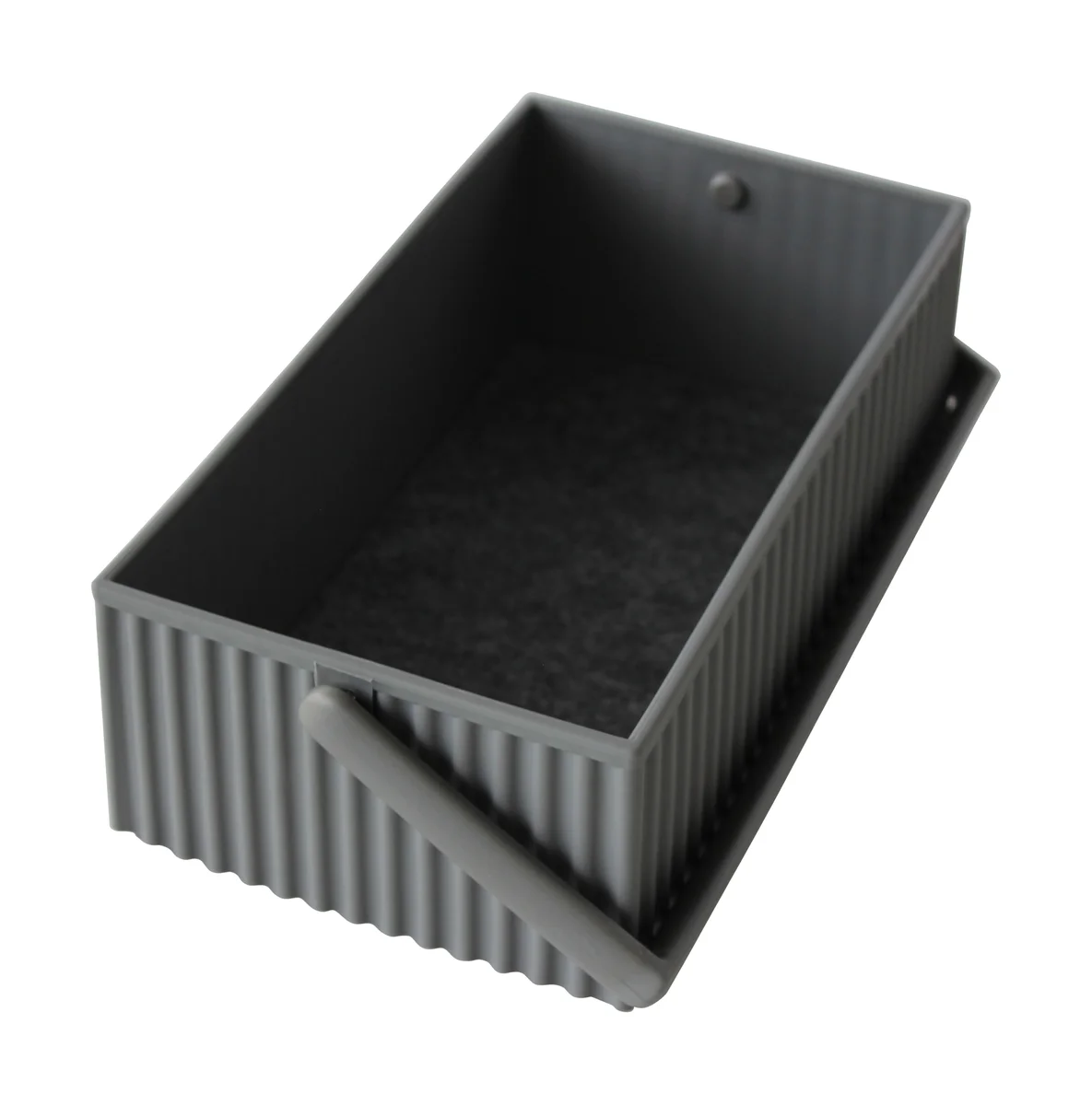 Korb S 25x13x8 cm Omnioffre grau
