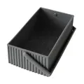 Korb S 25x13x8 cm Omnioffre grau Hachiman