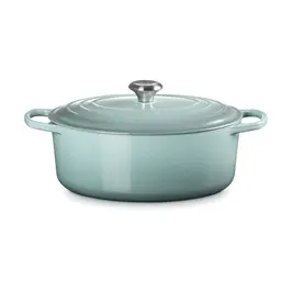 Bräter mit Deckel 31 cm Signature Sea Salt Le Creuset
