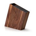 Messerblock m. flex. Einsatz/Behälter Walnuss 31x8x24,5cm Continenta