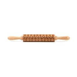Motiv-Teigrolle 37 cm Lebkuchenmann Buche Folkroll