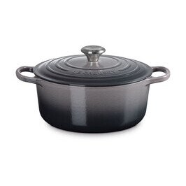 Bräter mit Deckel 26 cm Signature flint Le Creuset