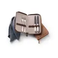 Grillset 4tlg. Frozen Black Martelé 925 Sterlingsilber Robbe & Berking