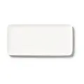 Platte eckig 32 x 15 cm Fine Bone China Pure weiß Dibbern