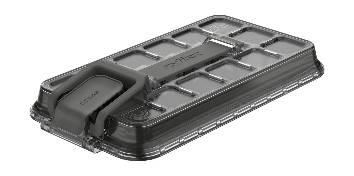 Press & Pull Eiswürfelform 24,8x12,9x5,8 cm schwarz